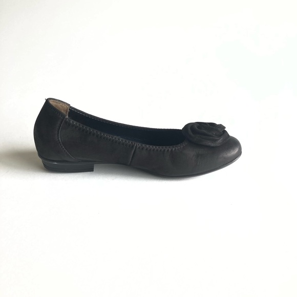 Paul Green Handmade Black Suede Genuine Leather Flats size UK 4.5, US 6.5 - Picture 5 of 16